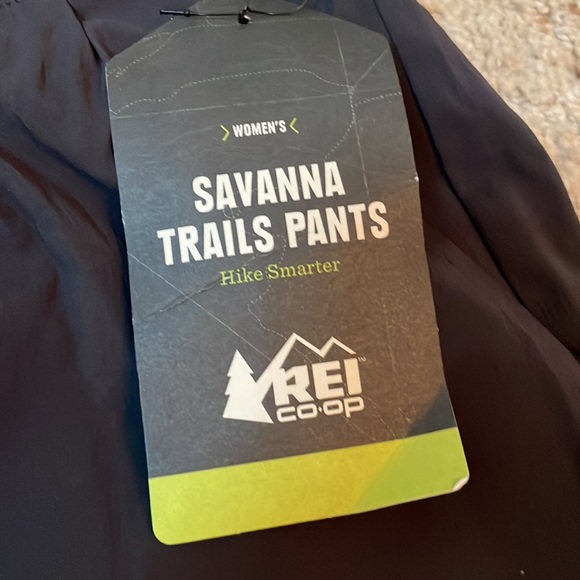REI black Savanna Trail Pants Size 4 Petite. New With Tags! Stretchy & Light! - Picture 5 of 6